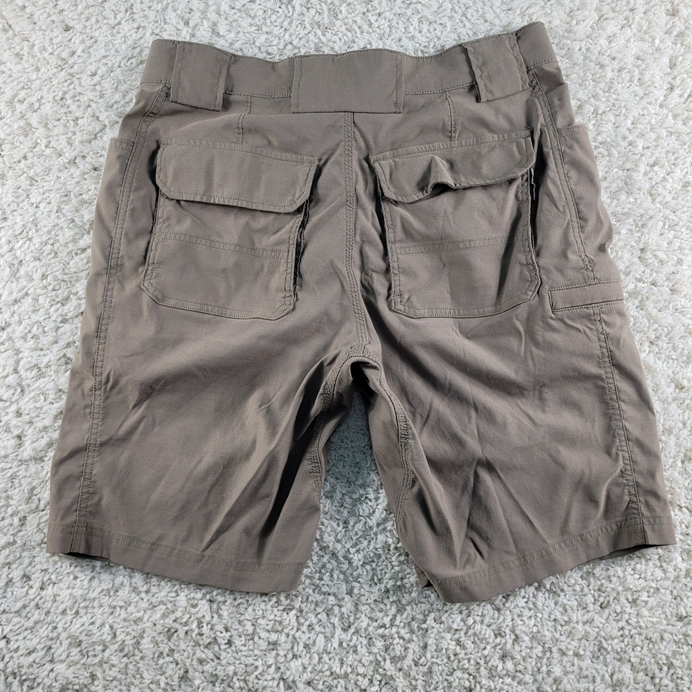 Duluth Trading Flex Dry on the Fly Shorts Mens 34 Brown Excellent Hiking Utility - Picture 3 of 11